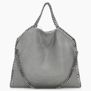 Stella McCartney Gray Chain-Trimmed Tote Bag